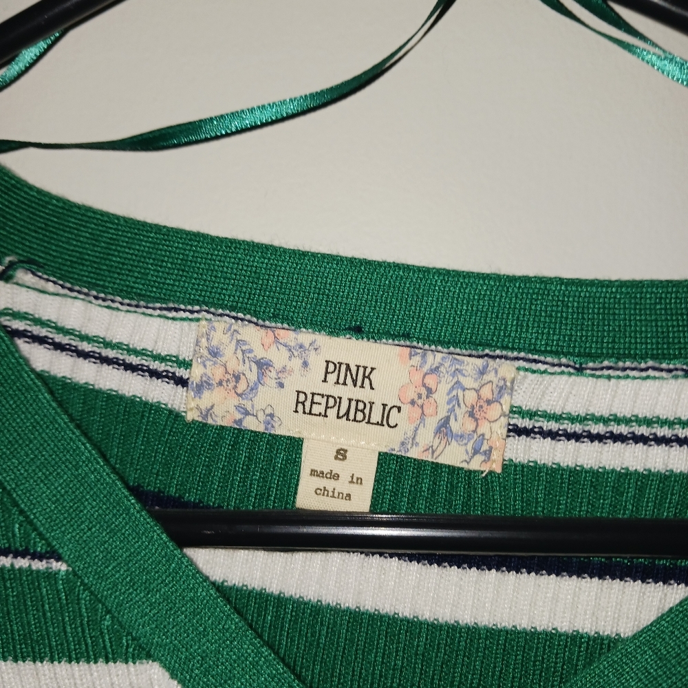 Striped Sweater Crop Top